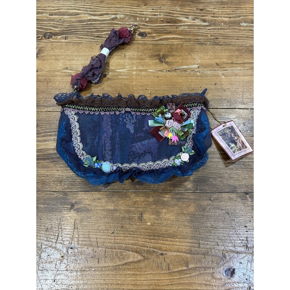 Boho Festival Gothic Sofia Lace Upholstery Retro Shoulder Bag Purse New
